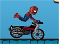 スパイダーマン。サイクルレースオンラインでプレイするために